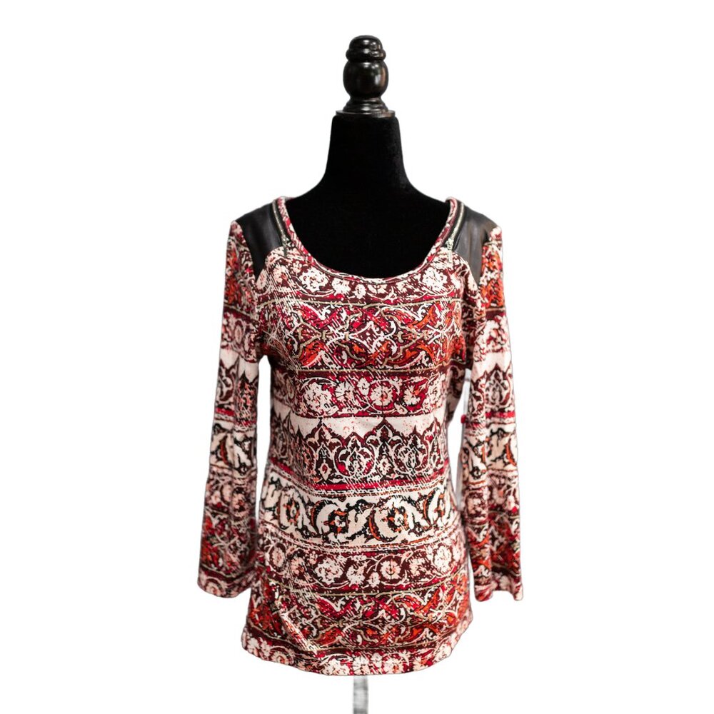 NWT Rafaella Embellished Shirt, Size Small